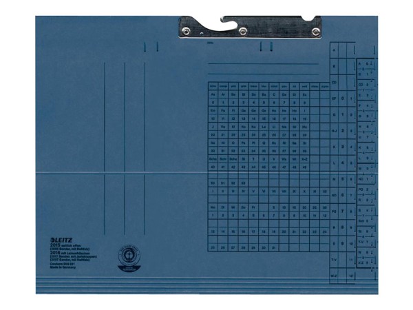 LEITZ Pendelmappe, A4, seitlich offen, blau