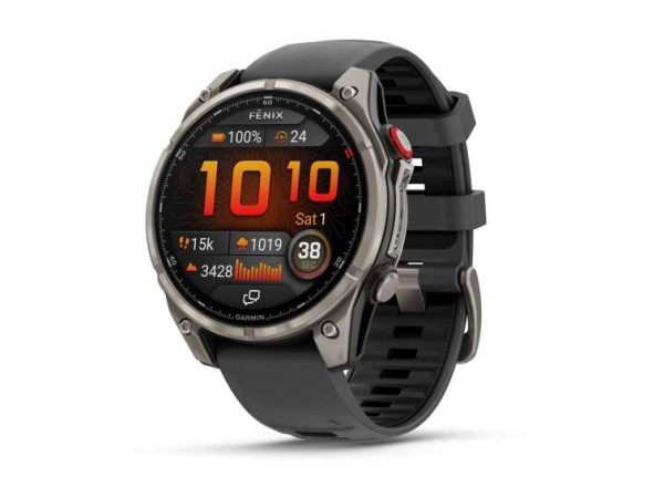 GARMIN Fenix 8 Pro - 47 mm, AMOLED Sapphire, Graphit/Schwarz Titan mit Quic 010-03198-11