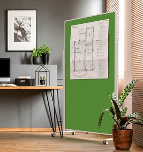 magnetoplan Design-Moderationstafel VarioPin, pink