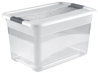 keeeper Aufbewahrungsbox "cornelia", 52 Liter, crystal-grey