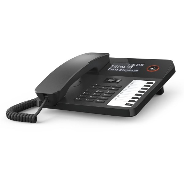 GIGASET GIGASET DESK 600 schwarz schnurgebundenes Tisch- und Wandtelefon