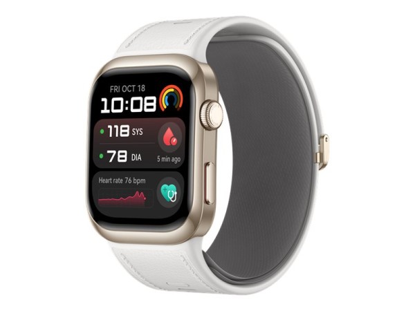 HUAWEI HUAWEI Watch D2 (Luca-B10L) (gold, weißes Lederarmband)