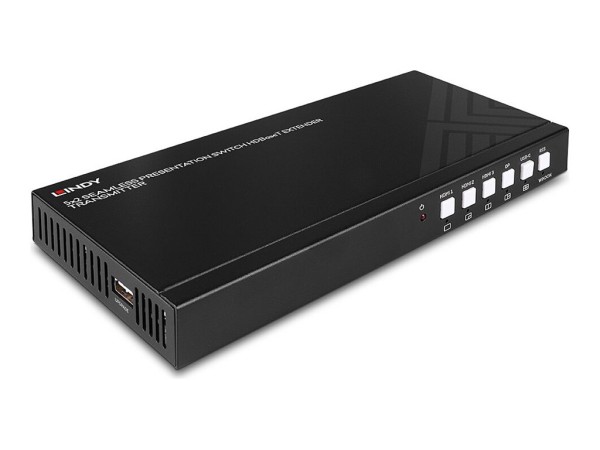 LINDY LINDY Extender Transmitter mit HDMI,DP,Typ-C Inputs HDBaseT