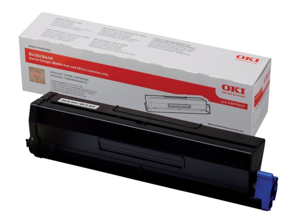 OKI Schwarz Tonerpatrone 43979202