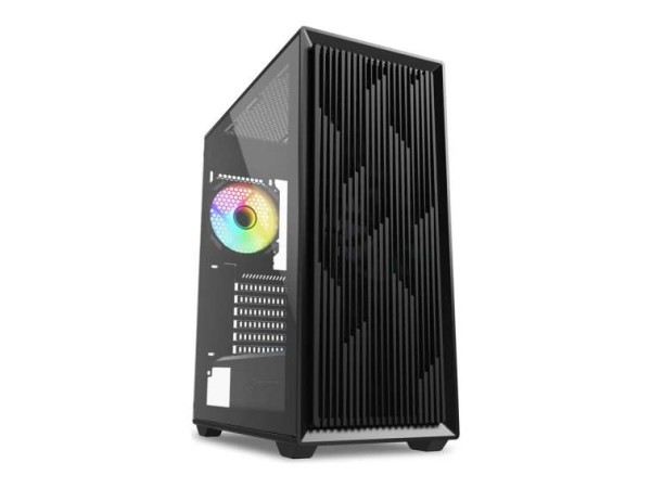 SHARKOON VK2 RGB ATX 1xGlas Black 4044951041206