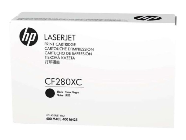 HP Toner 80X schwarz für LaserJet 400-Serie CF280XC