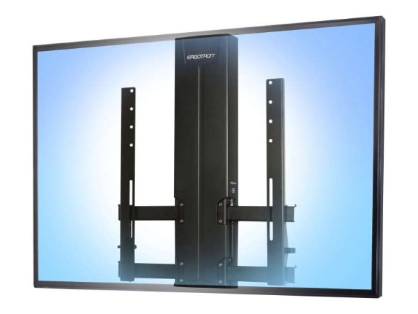 ERGOTRON TV Wandhalterung Glide HD in Schwarz - 10° neigbare Wandhalterung 61-061-085