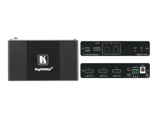 KRAMER KRAMER VS-211X 4K60 4:4:4 2x1 HDMI Switcher