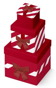 Clairefontaine Geschenkboxen-Set "Geschenk", 3-teilig