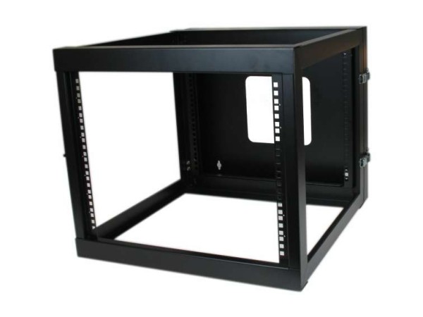 STARTECH.COM 8 HE offenes 19 Zoll Server Rack mit Scharnier - 55cm tief RK819WALLOH