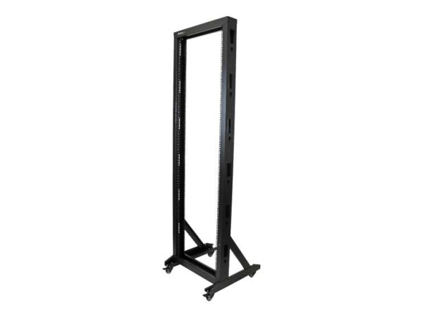 STARTECH.COM 2 Post Server Rack mit Rollen - stabile Stahl konstruktion - 4 2POSTRACK42