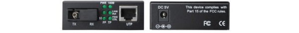 DIGITUS Gigabit Ethernet Medienkonverter, RJ45/SC