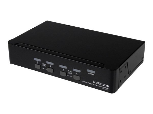STARTECH.COM 4 Port DisplayPort USB KVM Switch mit Audio - DisplayPort Desk SV431DPUA