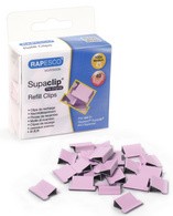 RAPESCO Dokumentenclips Supaclip 40, farbig sortiert