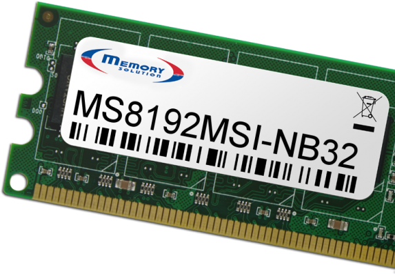 MEMORYSOLUTION MEMORYSOLUTION MSI MS8192MSI-NB32 8GB