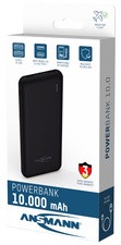 ANSMANN Mobiler Zusatzakku PB212, 10.000 mAh, schwarz