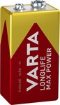 VARTA Alkaline Batterie Longlife Max Power", E-Block (9V)