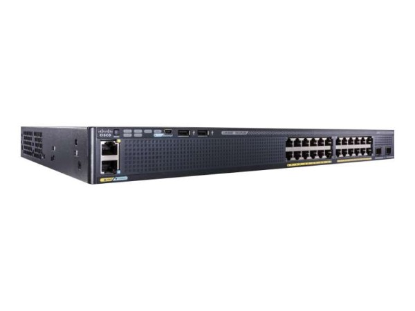 CISCO SYSTEMS Switch/Cat 2960-X 24GigE 4x1G SFP+ Base WS-C2960X-24TS-L