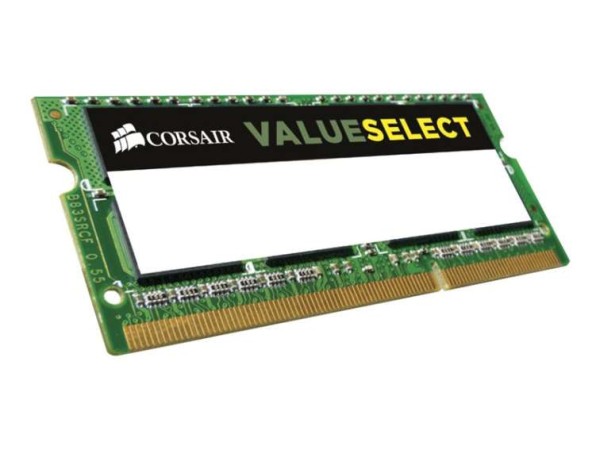 SODDR3-RAM 8GB PC3-12800 CL11 Corsair CMSO8GX3M1C1600C11