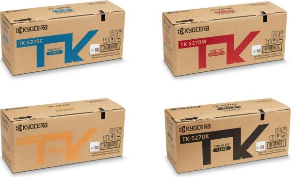 KYOCERA KYOCERA Original TK-5270 Toner 4er Set BK/C/M/Y (OPTK-5270)