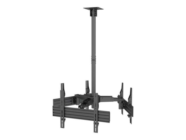 EQUIP Deckenhalterung 32"-65" Flat Screen schwarz Triple 650371