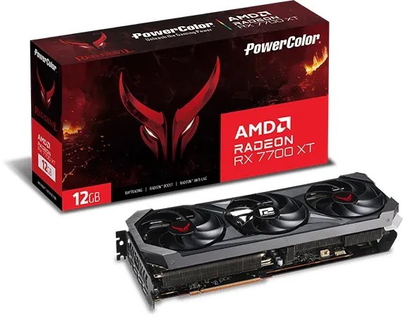 POWERCOLOR POWERCOLOR AMD Radeon RX 7700 XT RED DEVIL 12GB
