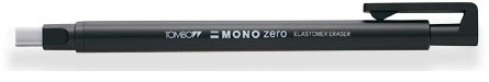 TOMBOW Radierstift "MONO zero", eckige Spitze, schwarz