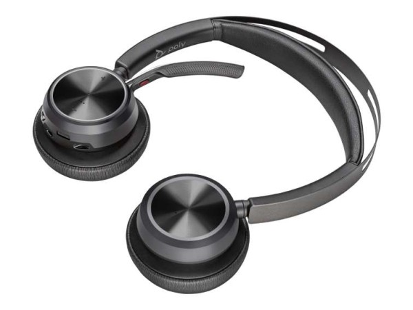 HP Poly Voyager Focus 2 USB-C-Headset incl. Ladestation + Adapter USB-C/ -A 9T9J5AA