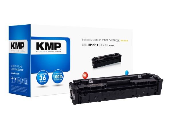 KMP KMP Tonerkartusche ersetzt HP 201X (CF401X)