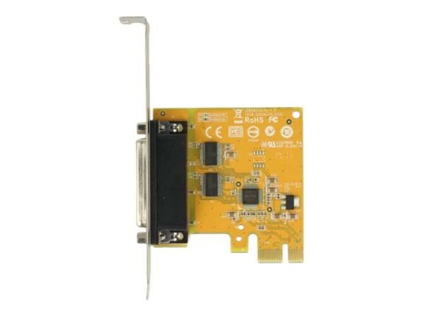 DELOCK PCI Express Karte > 2 x Seriell RS-232 High Speed 921K ESD Überspann 62996