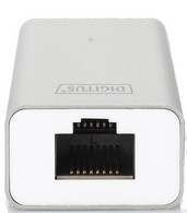 DIGITUS USB 3.0 Hub & Gigabit LAN Adapter, 3-Port