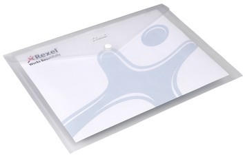 Rexel Dokumententasche, DIN A4, PP, transparent