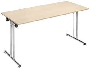 SODEMATUB Klapptisch Chromeline1 "TPCH147E", rechteck, ahorn