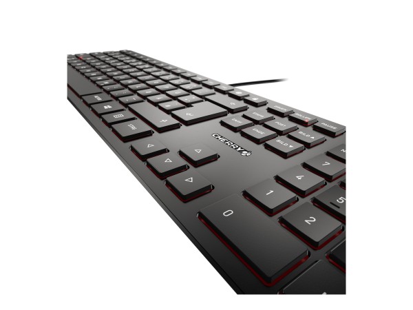 CHERRY CHERRY KC 6000 Slim Schwarz USB Französisches Layout