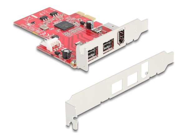 DELOCK DELOCK PCI Express x1 Karte zu 2 x extern FireWire B