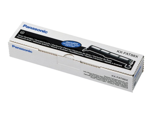 PANASONIC Tonerpatrone Schwarz KX-FAT88X