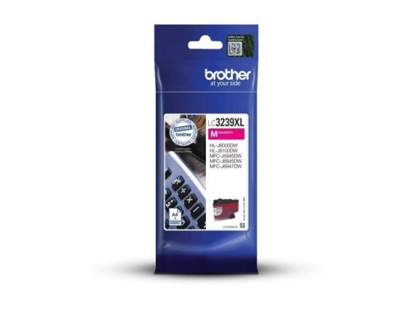 BROTHER LC-3239XLM/ Ink cartridge magenta f/HL-J6000DW, -J6100DW, MFC-J5945 LC3239XLM