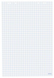 herlitz Flipchart-Block, 20 Blatt, blanko, 680 x 990 mm