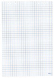 herlitz Flipchart-Block, 20 Blatt, blanko, 680 x 990 mm