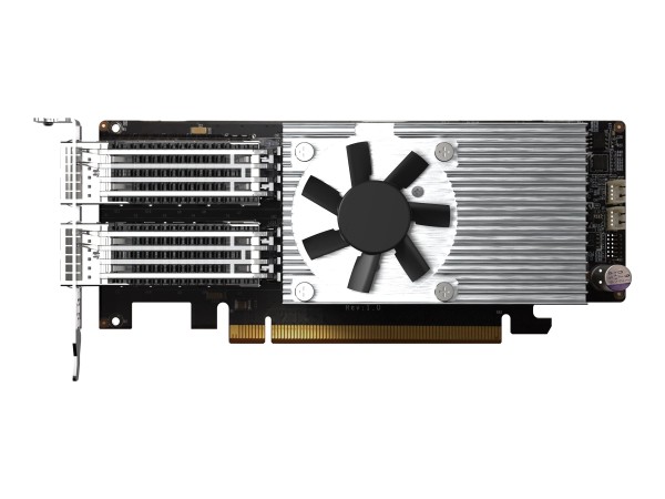 QNAP QXG-100G2SF-E810 - Netzwerkadapter - PCIe 4.0 x16 Low-Profile - 100 Gi QXG-100G2SF-E810