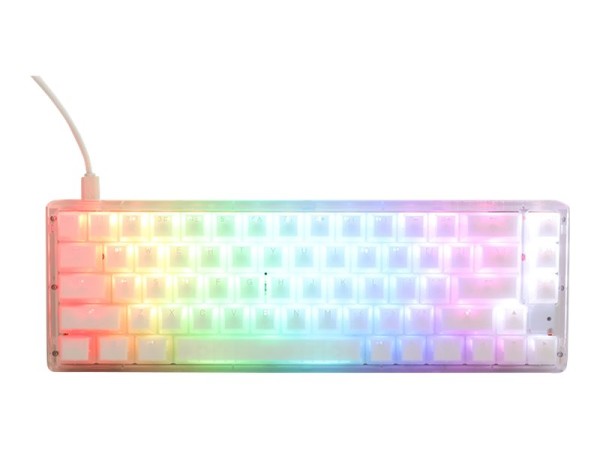 DUCKYCHANNEL DUCKYCHANNEL Ducky One 3 Aura White SF Gaming DE-Layout, RGB, Hot Swap, Cherry MX Silent Red