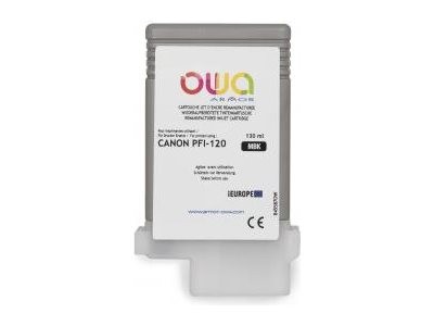 ARMOR ARMOR OWA Tinte komp. zu CANON PFI-120MBK matt schwarz (130ml)