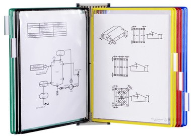 tarifold Wandsichttafelsystem, DIN A4, magnetisch, bestückt