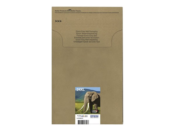 EPSON 24XL Multipack Easy Mail Packaging 6er Pack XL Schwarz, Gelb, Cyan, M C13T24384510