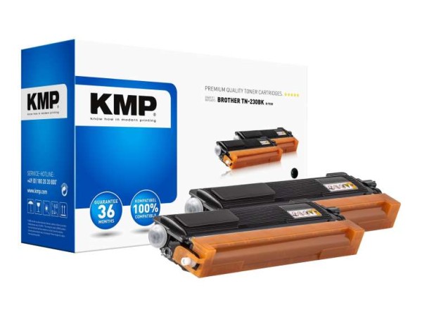 KMP Doublepack B T32D 2er Pack Schwarz Tonerpatrone 1242,0021