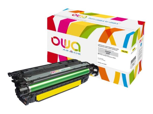 OWA Gelb wiederaufbereitet Tonerpatrone K15736OW