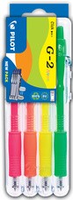 PILOT Gelschreiber G2 07 Neon Set2Go, 4er Etui