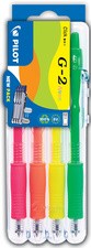 PILOT Gelschreiber G2 07 Neon Set2Go, 4er Etui