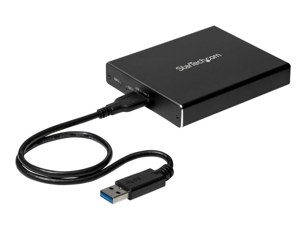 STARTECH.COM SSD Festplattengehäuse für zwei M.2 Festplatten - USB 3.1 Type SM22BU31C3R