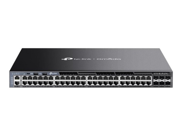 TP-LINK Omada 48-Port Gigabit Stackable L3 Managed Switch with 6 10GE SFP+ SG6654X